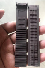 New 21mm Black Blue Green Curved And Silicone Rubber Watchband For PK PHI For 5164a 5167a-001 Watch Strap Band